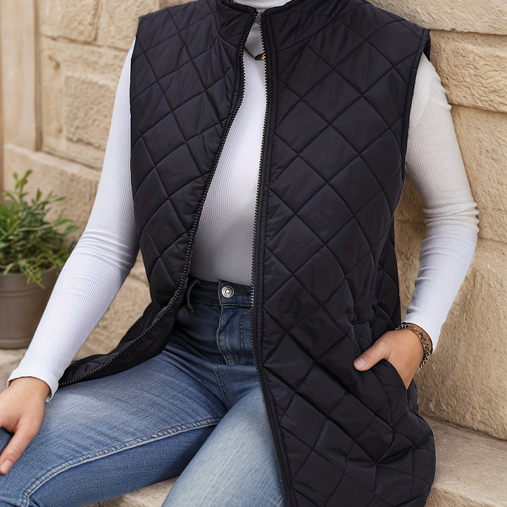 Eileen | Gequilte Lange Vest