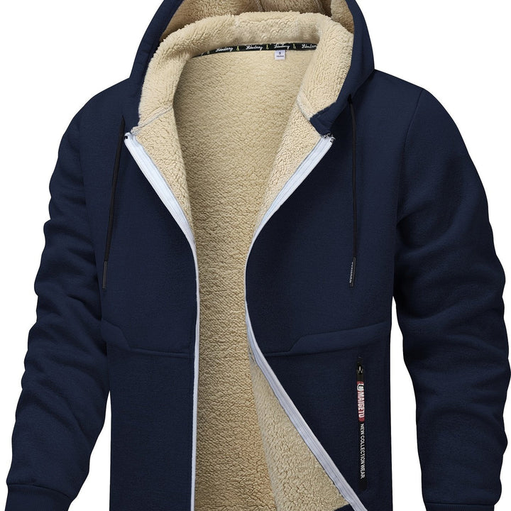 Russell | Gezellige Hooded Zip-Up Jas