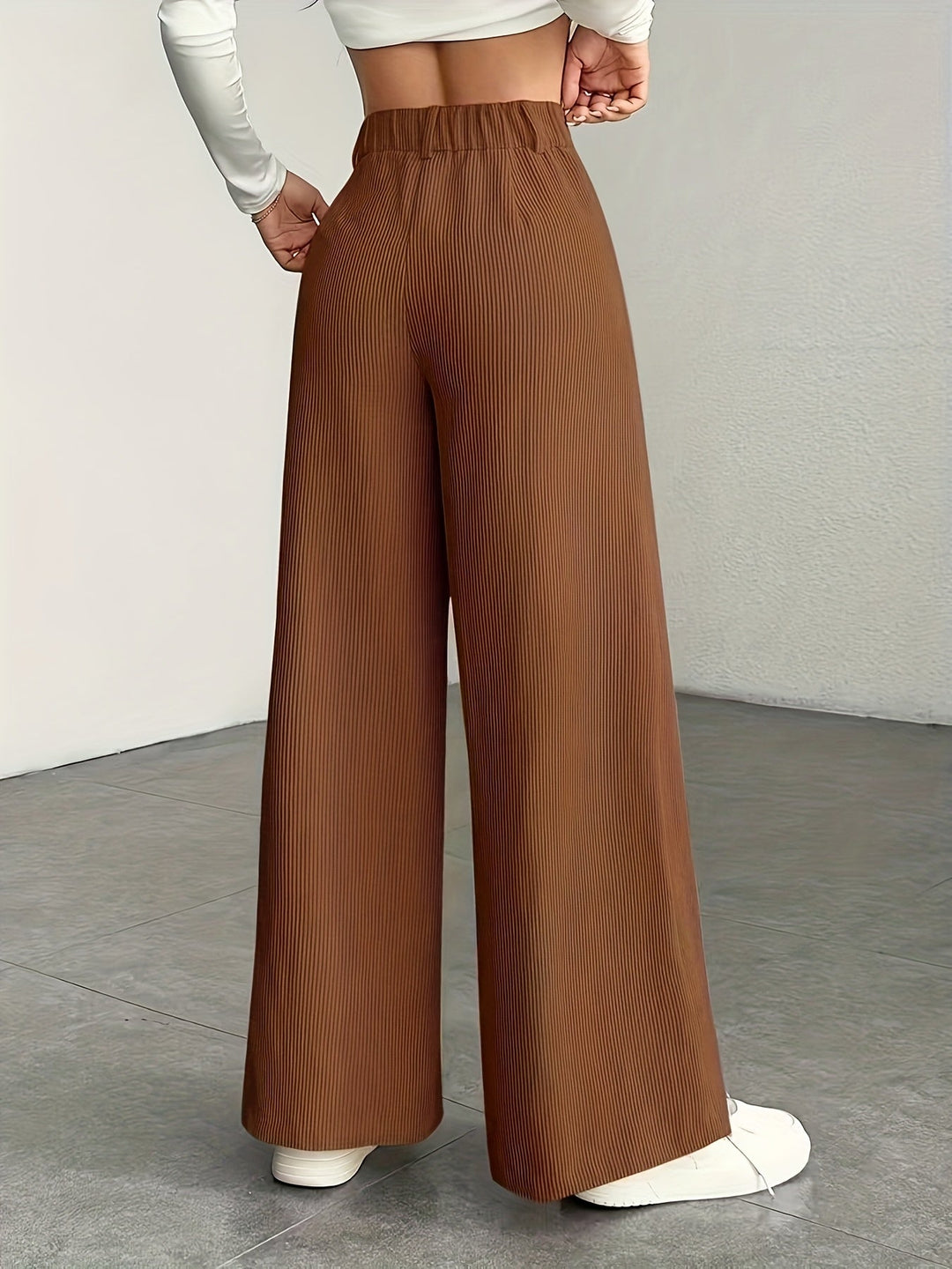 Kimberly | Hoge Taille Wijde Pantalon