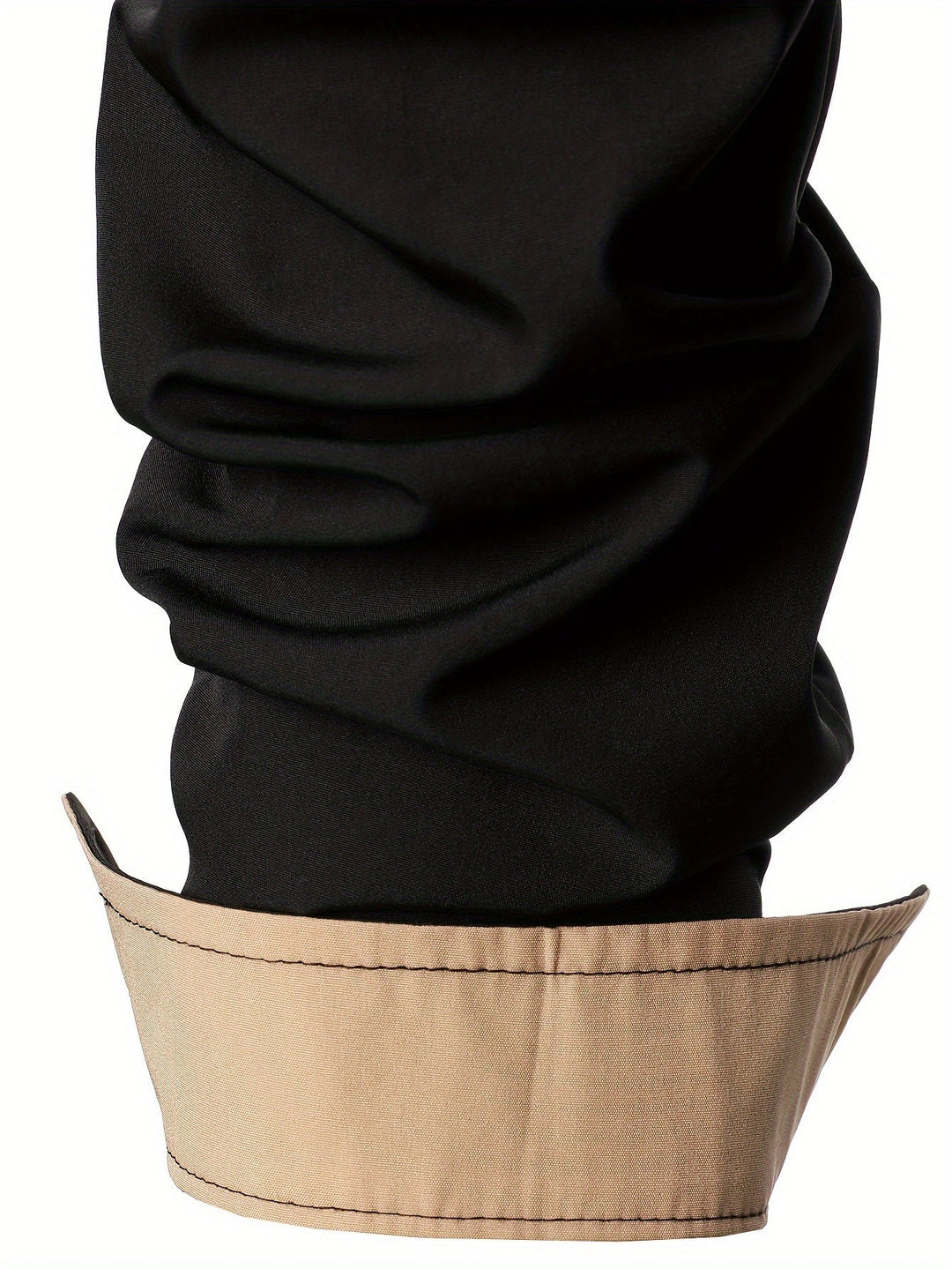 Lucille | Contrast-Trim Lange Mouw Shirt