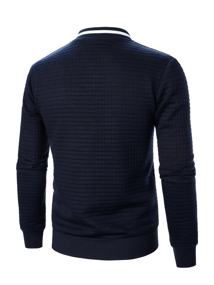Raymond | Textured Zip-Up Bomberjack