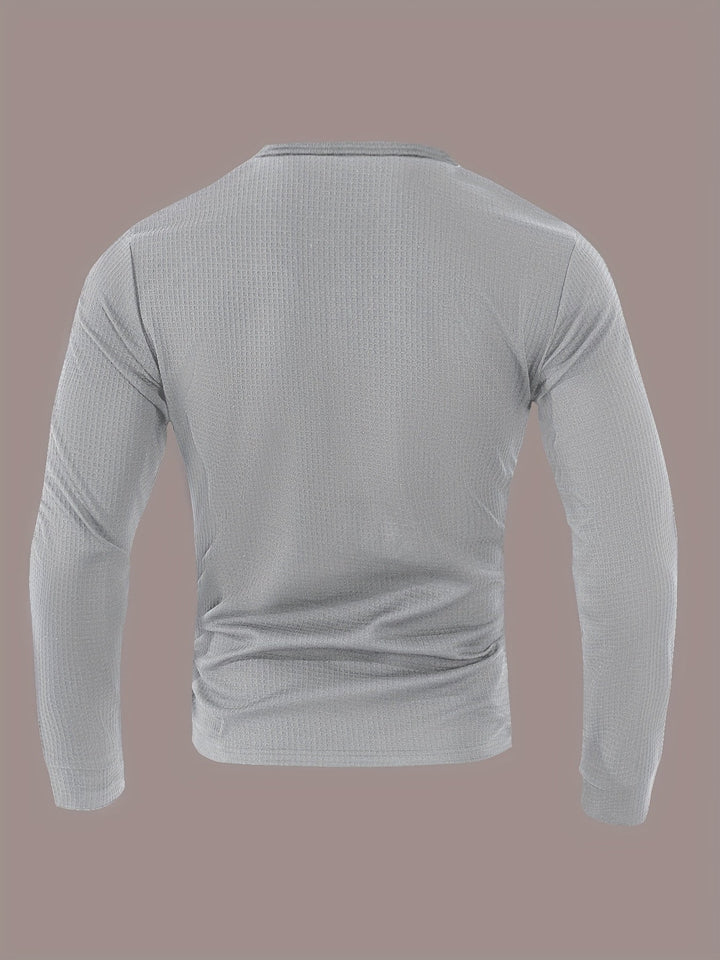 Curtis | Getextureerde Lange Mouwen Henley