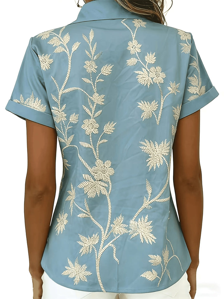 Regina | Botanische Print Shirt