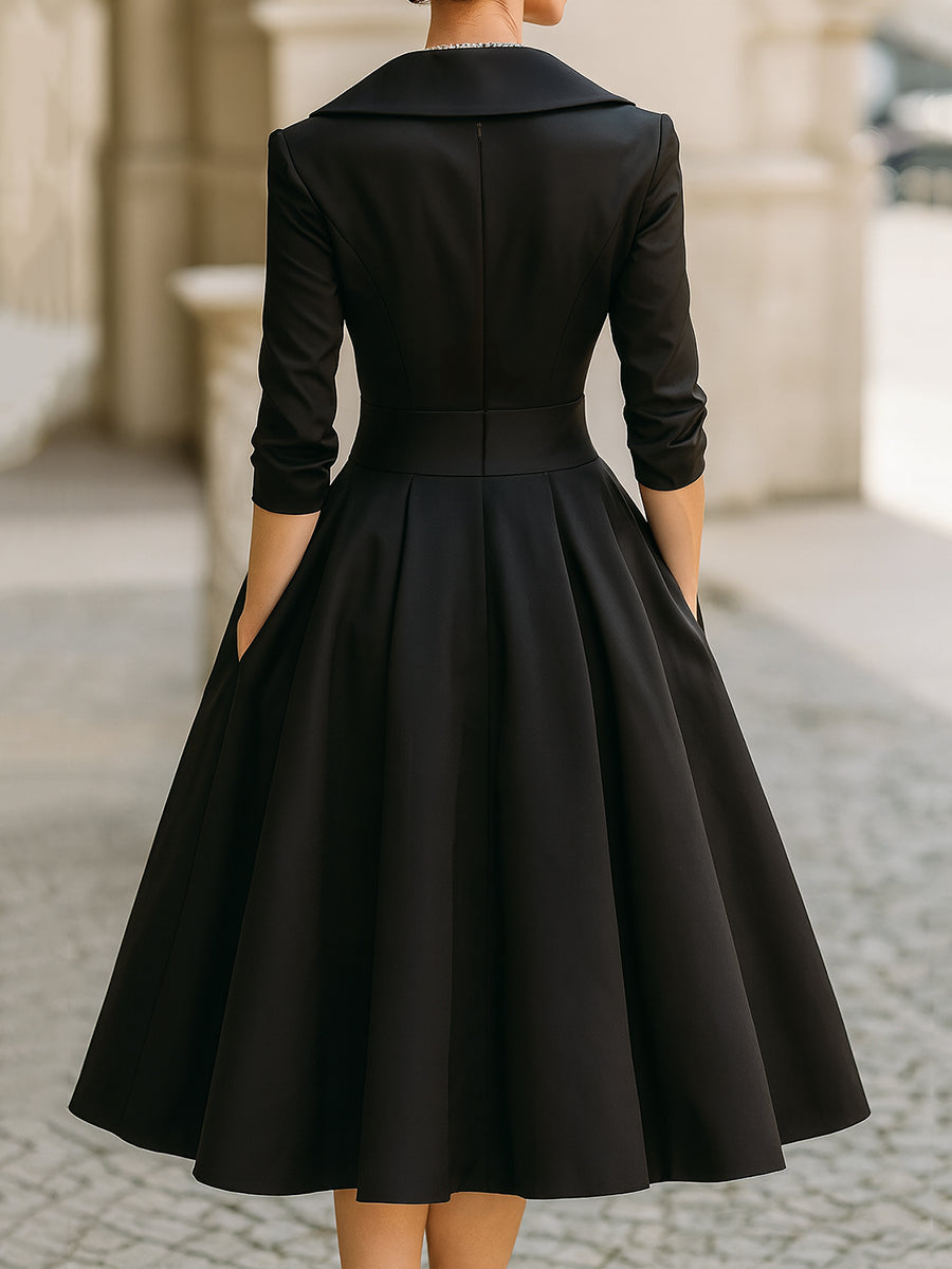 Coraline | Elegante V-Hals Avondjurk