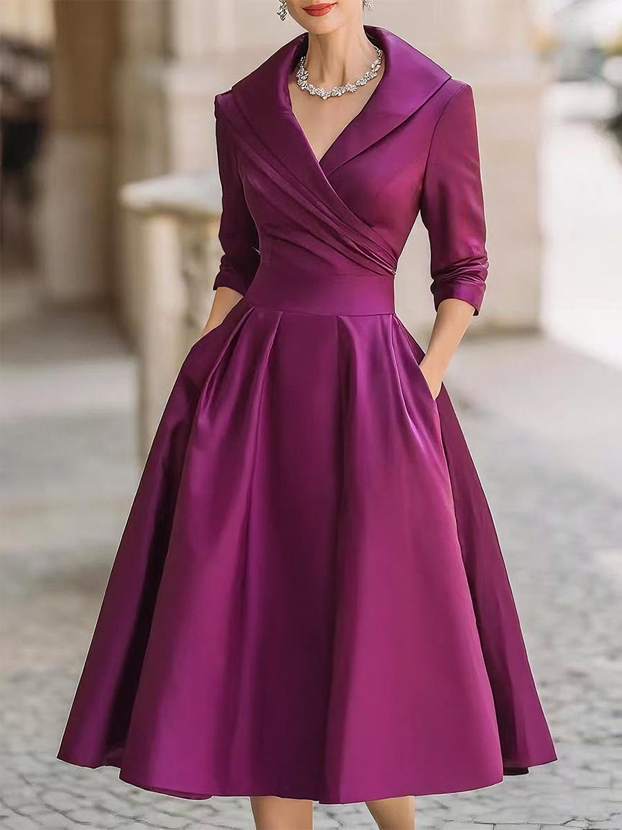 Coraline | Elegante V-Hals Avondjurk