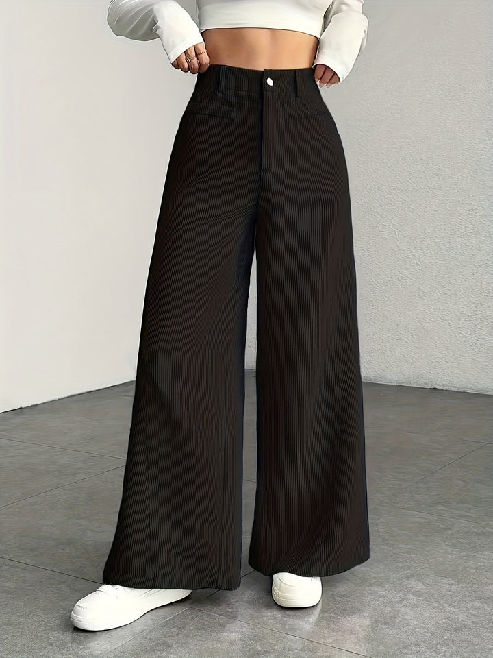Kimberly | Hoge Taille Wijde Pantalon