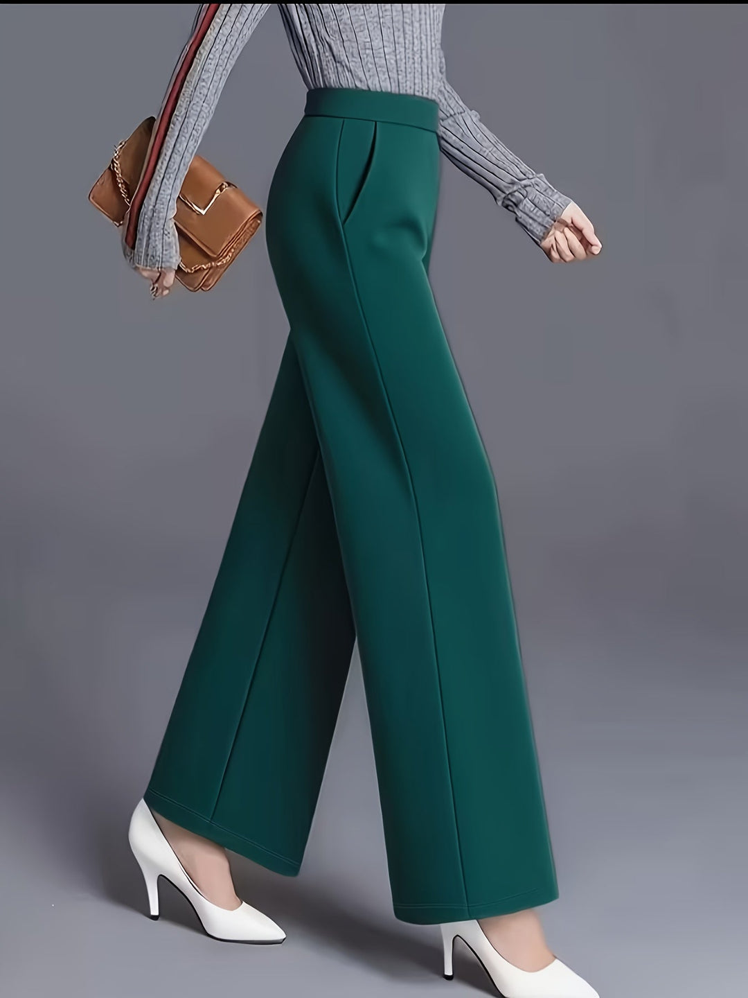 Claudia | Hoge Taille Wijde Pantalon
