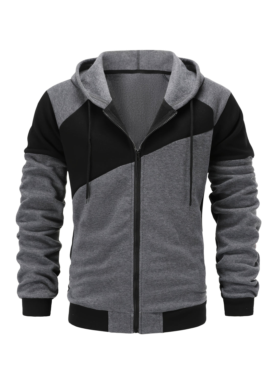 Bryce | Kleurblok Zip-Up Hoodie