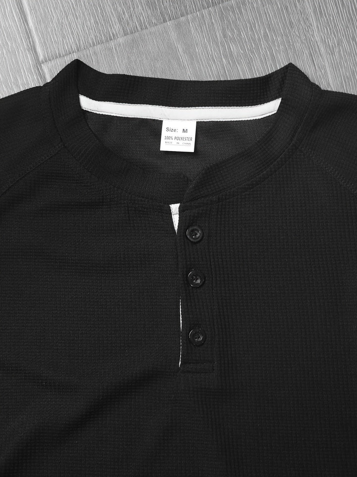 Graham | Klassieke Button Henley Shirt