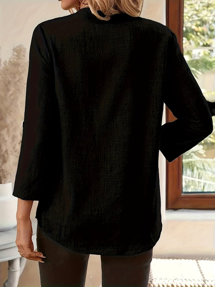 Ophelia | Relaxed V-Hals Blouse