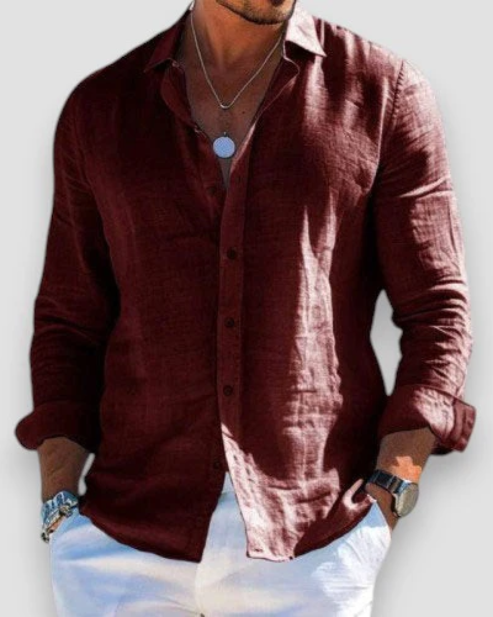 Connor | Casual Zomer Lange Mouwen Shirt