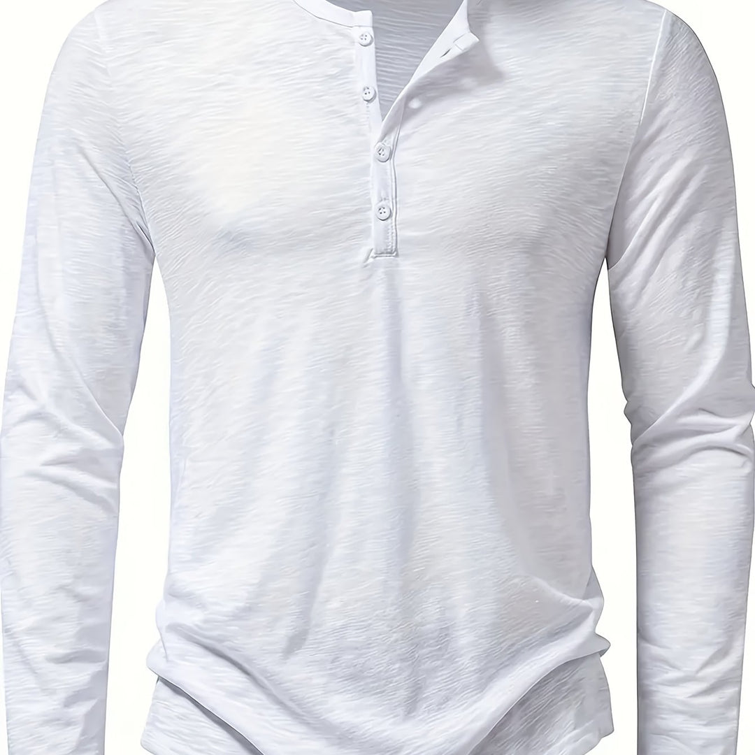 Dalton | Klassieke Knopsluiting Henley