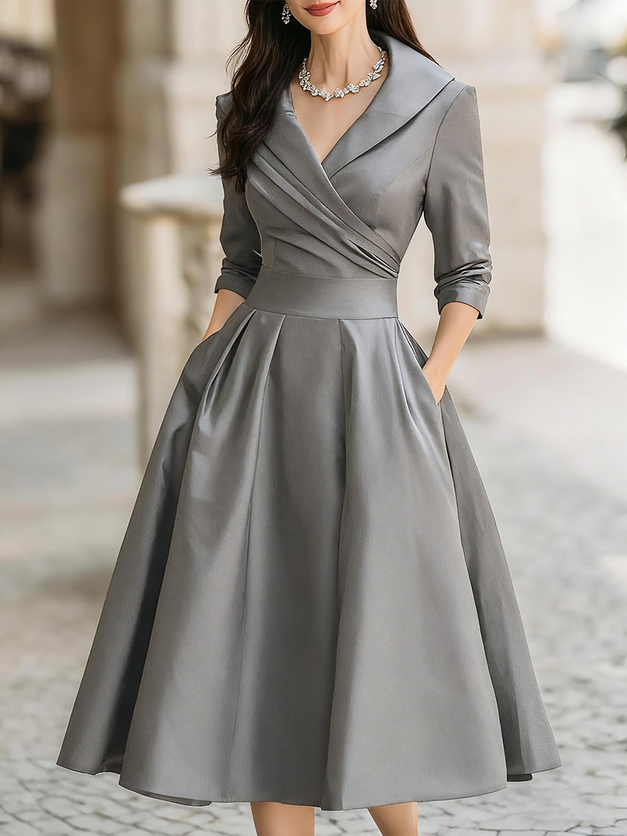 Coraline | Elegante V-Hals Avondjurk