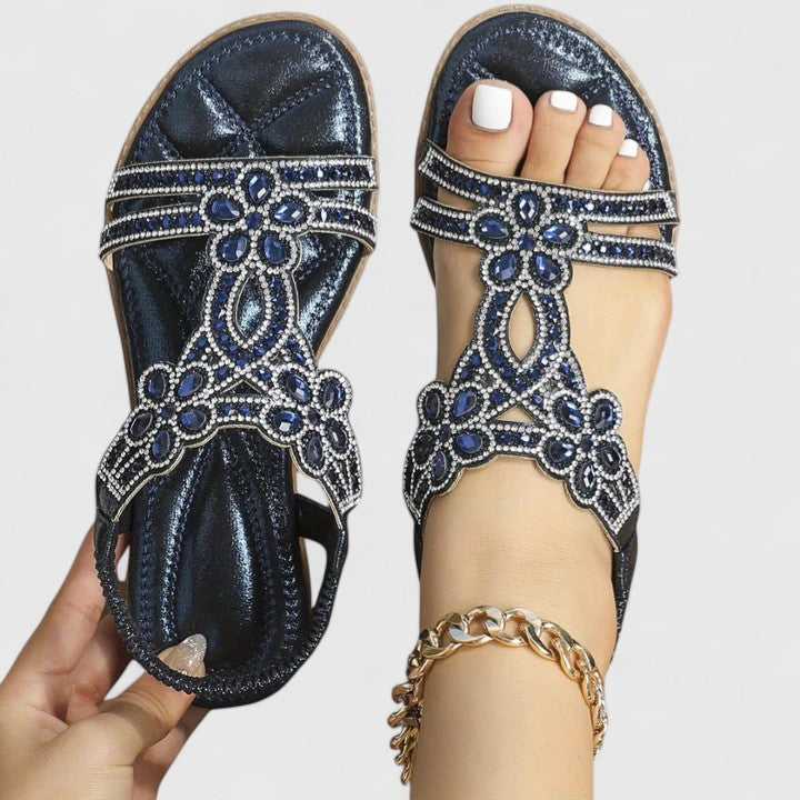 Rebecca | Elegante Orthopedische Beads Sandalen