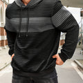 Hayes | Textured Colour-Block Hoodie