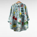 Krystal | Klassieke Artistieke Blouse met Knopen