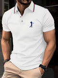Arnold | Casual Korte Mouwen Golf Gedrukt Shirt
