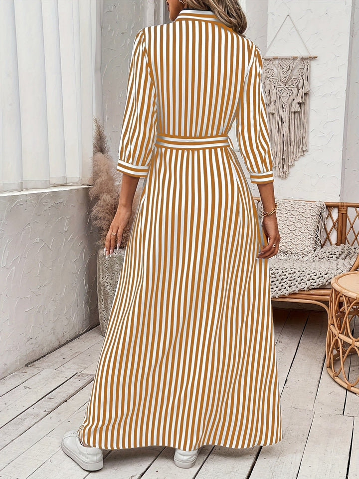 Meredith | Geknoopte Maxi Jurk
