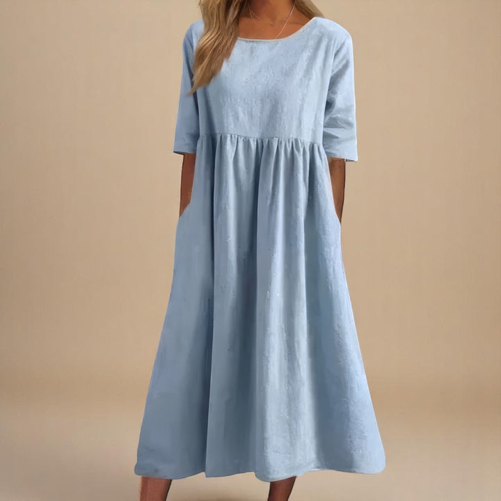 Miranda | Klassieke Mid Sleeve Jurk