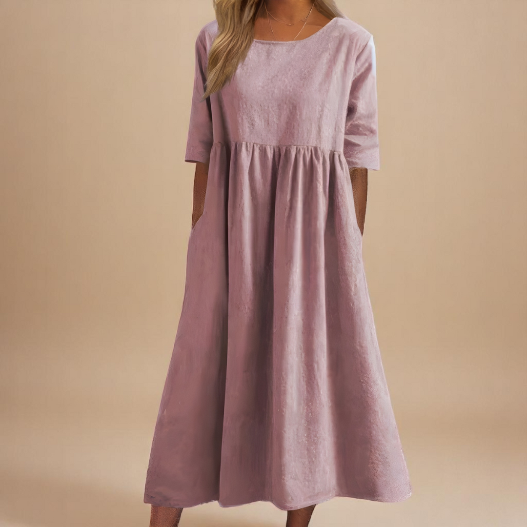 Miranda | Klassieke Mid Sleeve Jurk