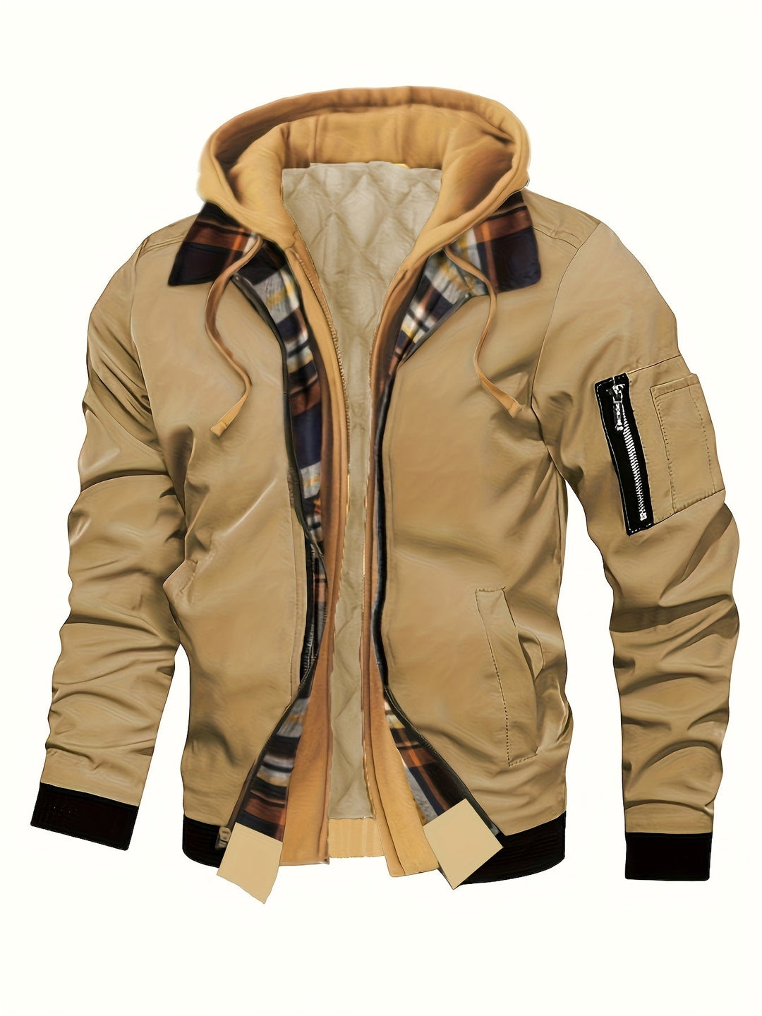 Bryson | Gewatteerde Zip-Jack met Capuchon
