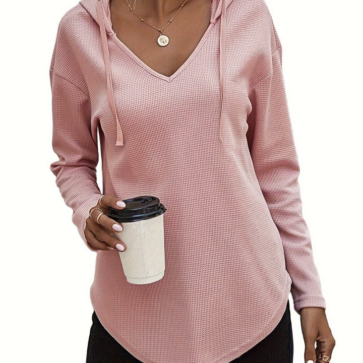 Kendra | Ontspannen V-Hals Hoodie