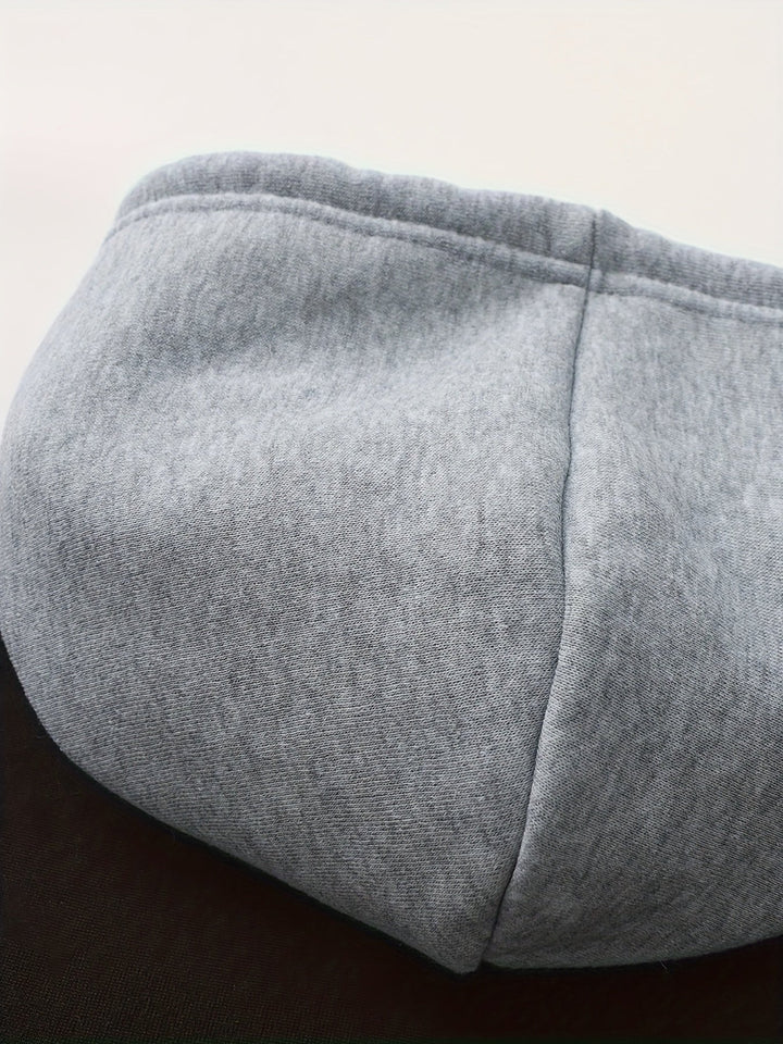Cedric | Kleurblok Zip-Up Hoodie