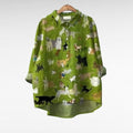 Rochelle | Moderne Dierenprint Blouse