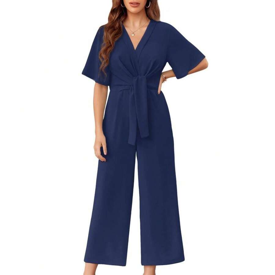 Gabriella | Elegante Zomer Tie Knot Jumpsuits