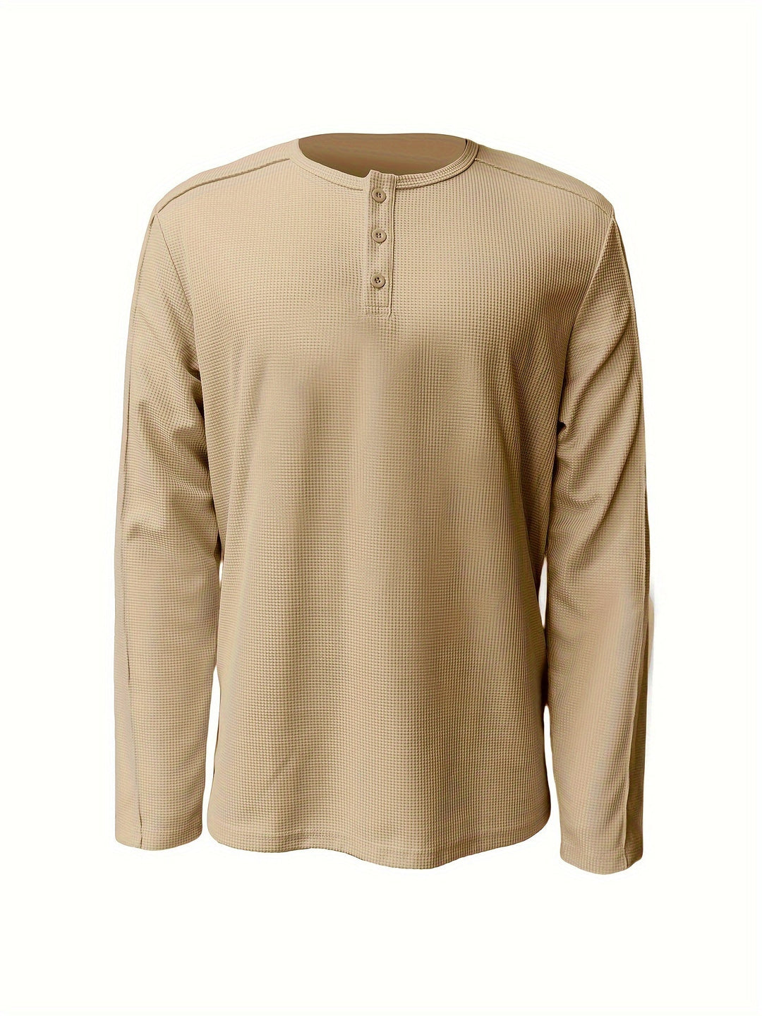Carson | Getextureerde Lange Mouwen Henley