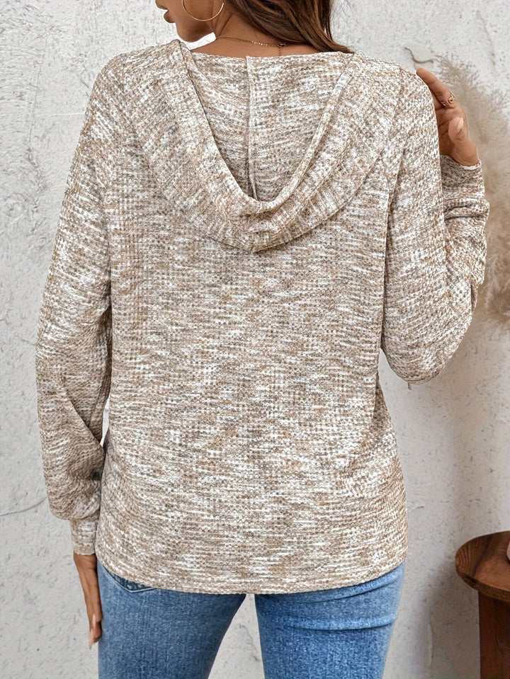 Verity | Knop-Up Hoodie Sweatshirt