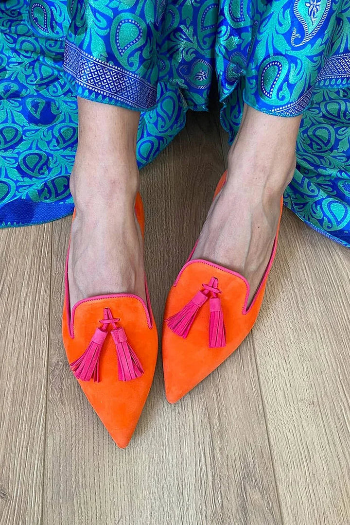 Bailey | Elegante Puntige Tassel Loafers