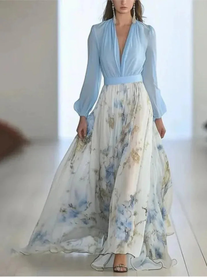 Ryza | Adembenemende Bloemen Maxi Jurk