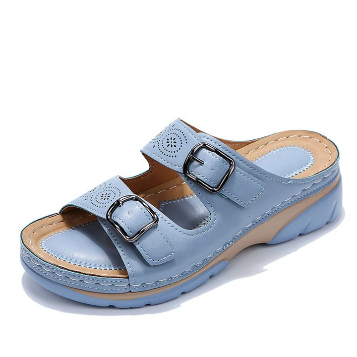 Genevieve | Gevoerde Comfort Sandalen