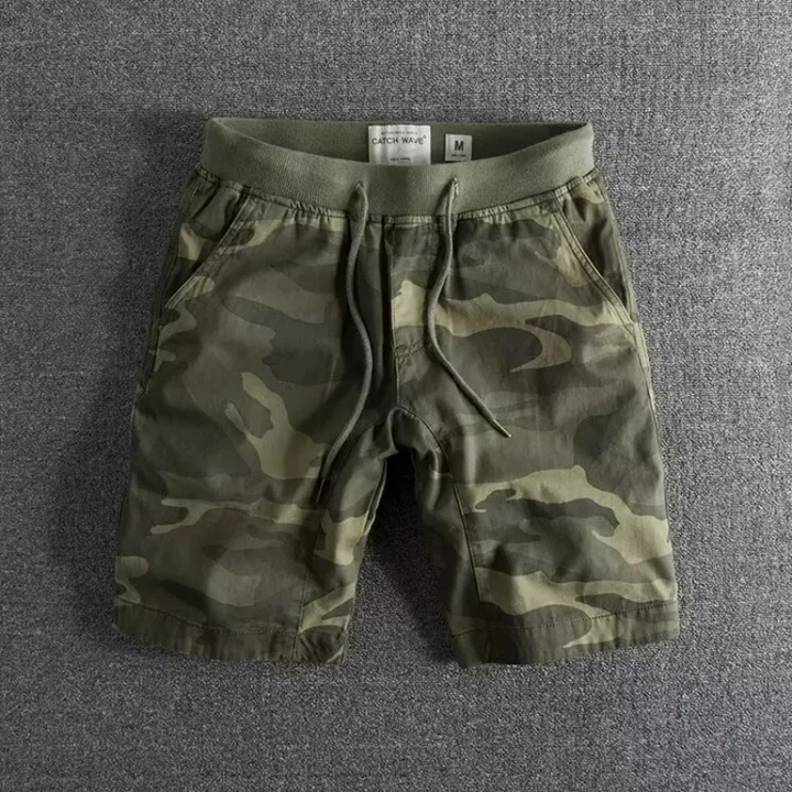 Nathan | Ontspannen Camo Shorts