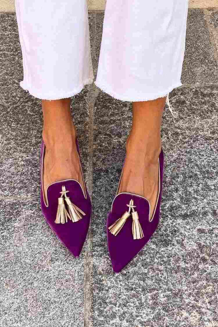 Bailey | Elegante Puntige Tassel Loafers