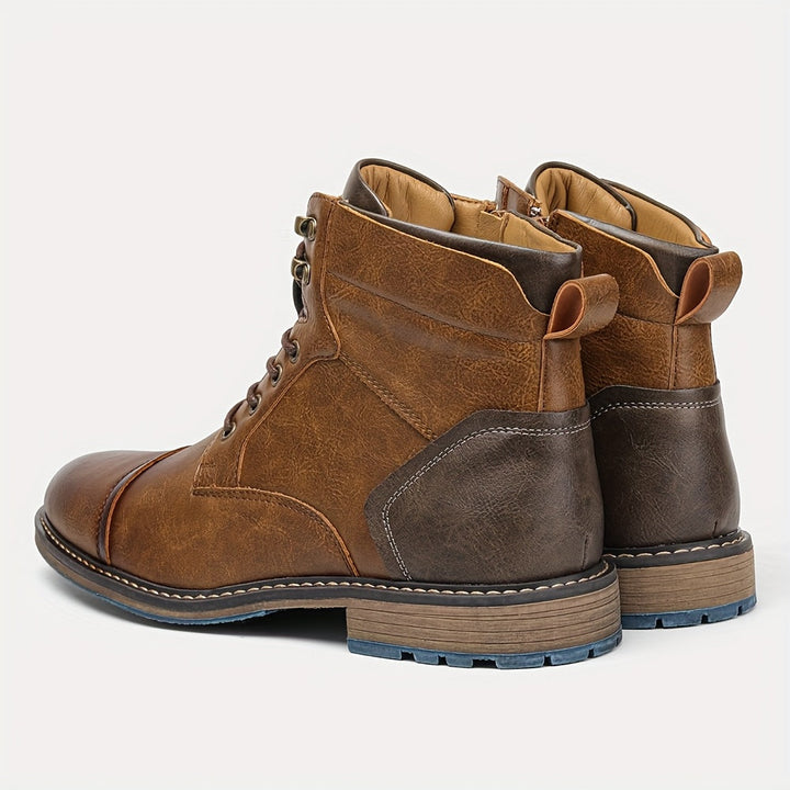 Rupert | Verfijnde Cap-Toe Enkellaarzen