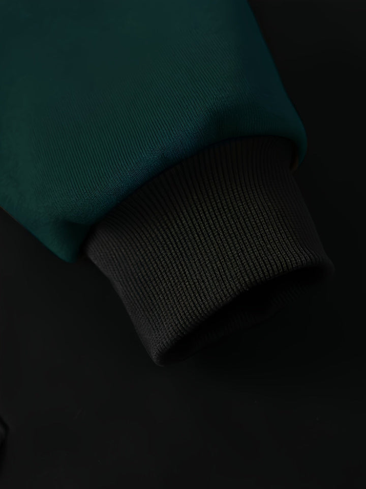 Cedric | Kleurblok Zip-Up Hoodie