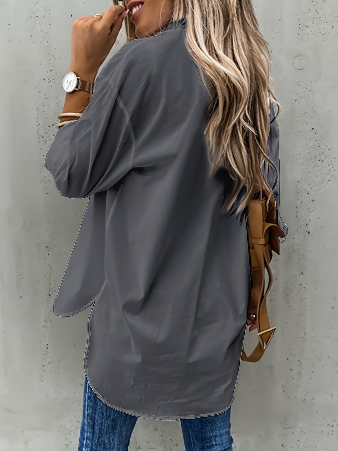 Katherine | Ontspannen Knop-Front Shirt