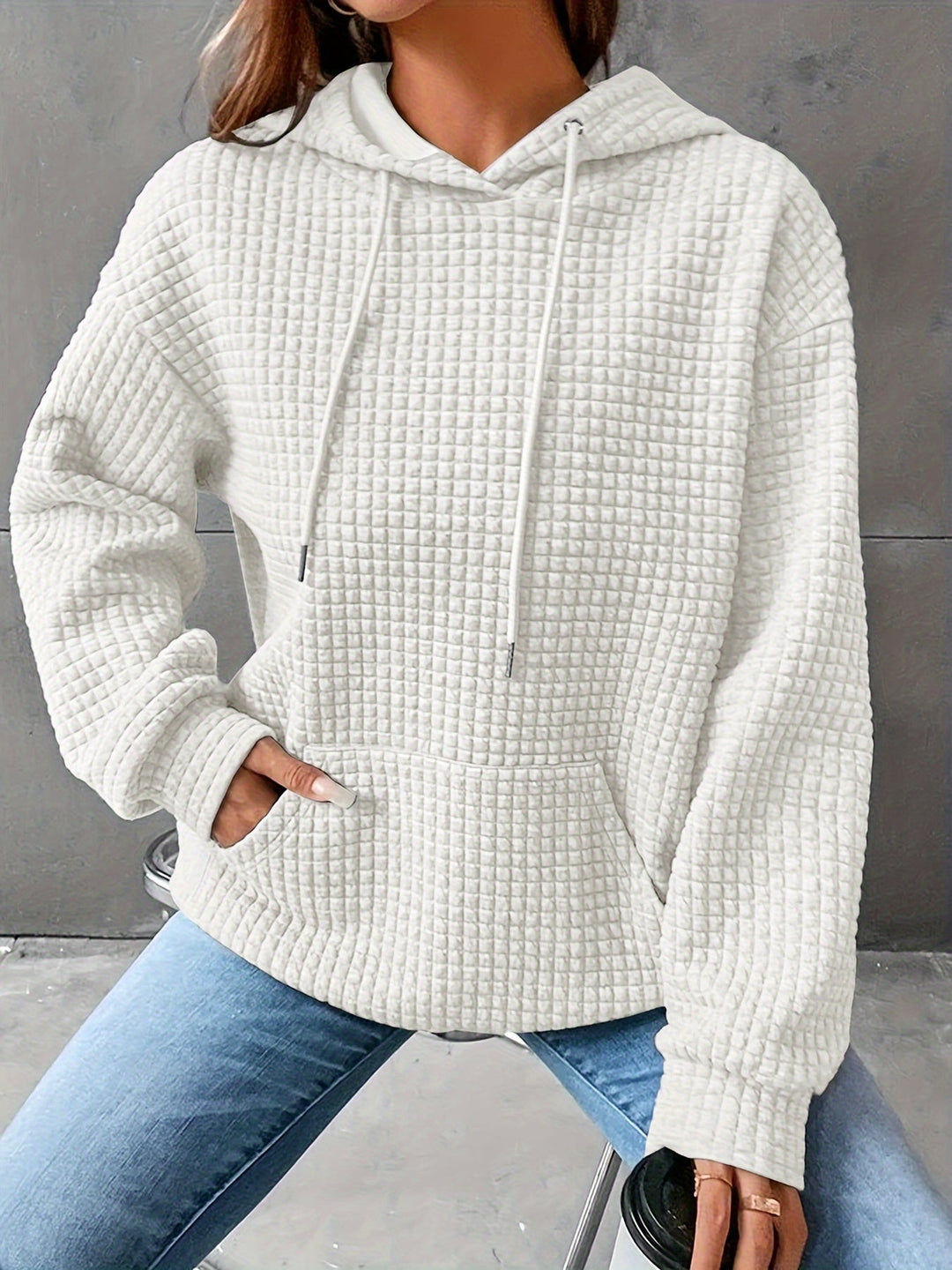 Serena | Gezellige Textuur Hoodie