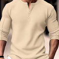 Carson | Getextureerde Lange Mouwen Henley