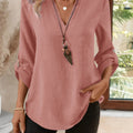 Corinne | Verfijnde V-Hals Blouse