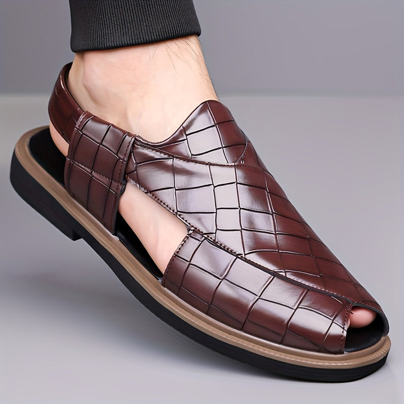 Malcolm | Geweven-Stijl Comfort Sandalen