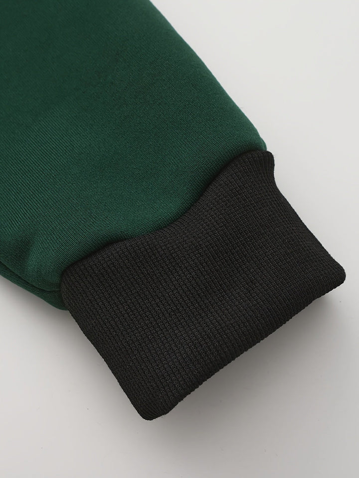 Cedric | Kleurblok Zip-Up Hoodie