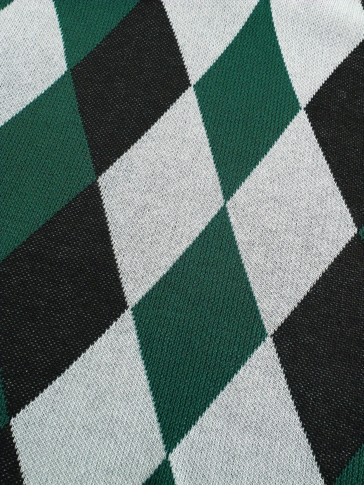 Chandler | Klassieke Argyle Trui Vest