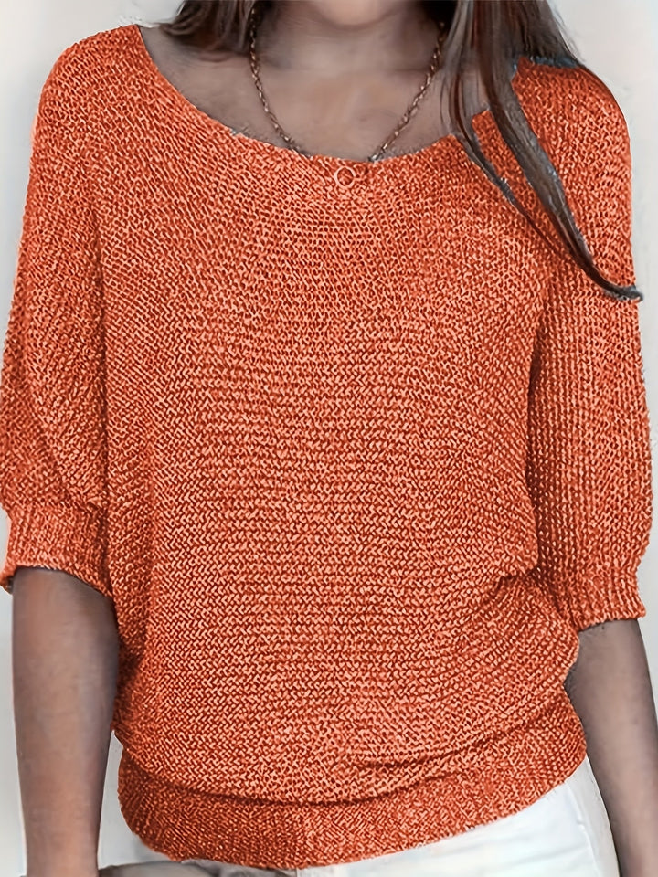 Lena | Ontspannen Open-Knit Sweater