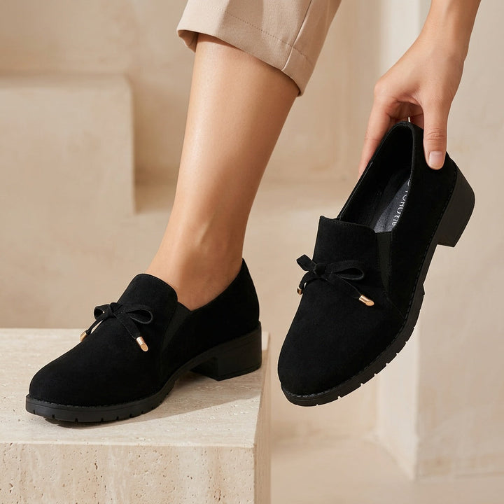 Nadia | Slip-On Loafers met Strikdetail