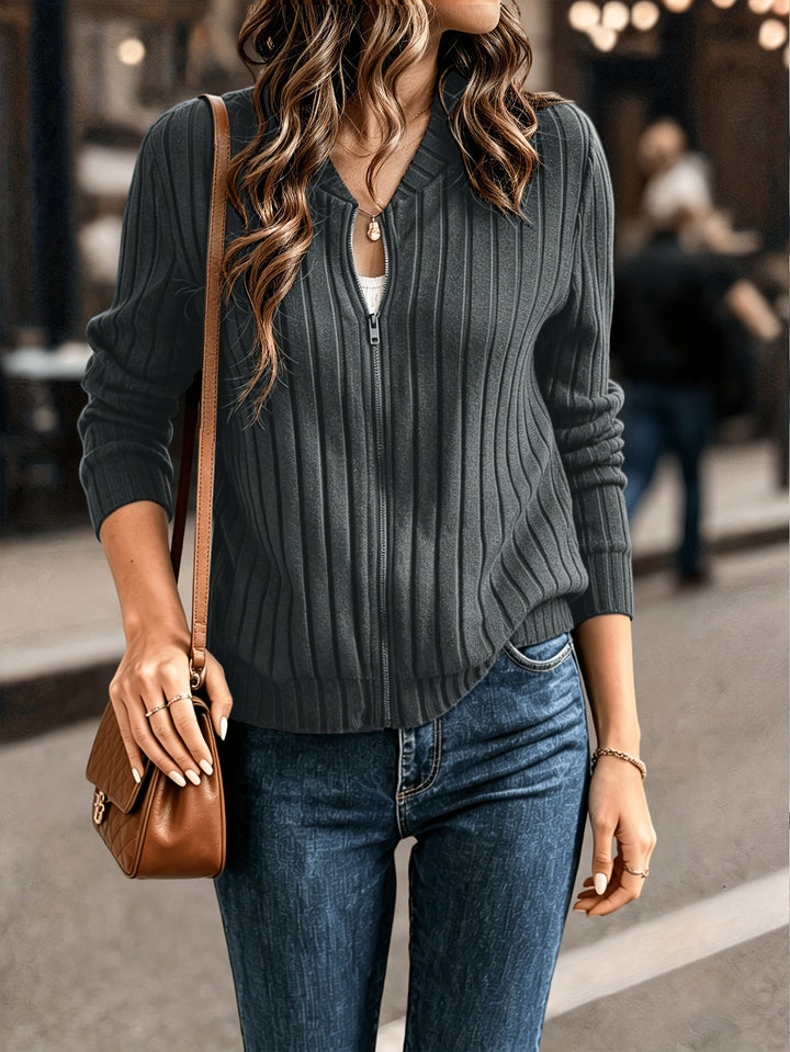 Blair | Geribbelde Rits-Jack