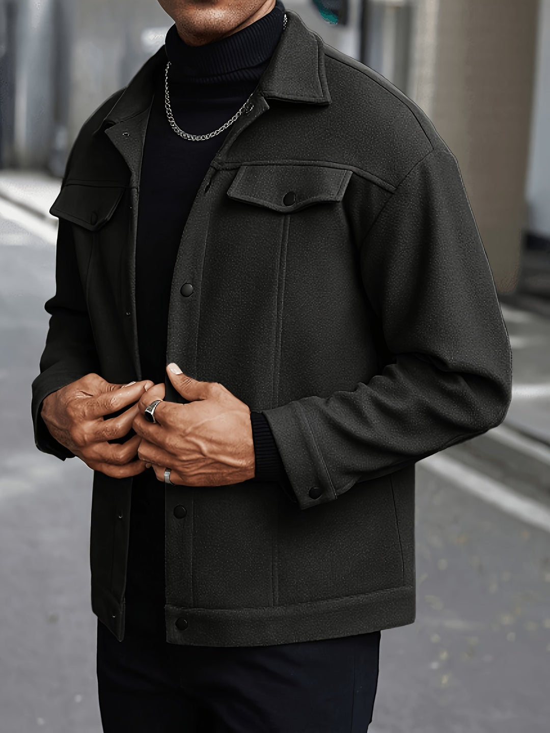 Hugh | Verfijnde Utility Jacket