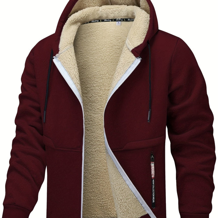 Russell | Gezellige Hooded Zip-Up Jas